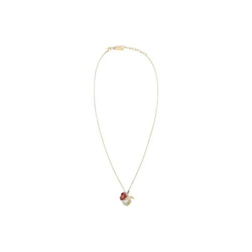 LES NEREIDES Alloy Silver-Plated Gold-Plated Brass Enamel Glass Necklaces Unisex Multicolor