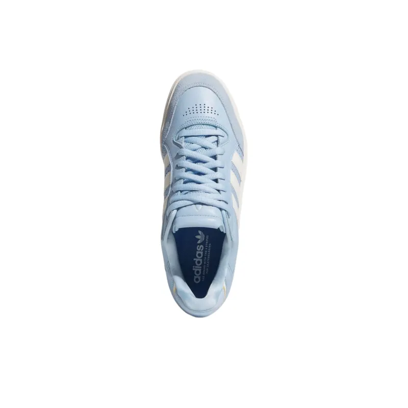 Adidas Tyshawn Low Clear Sky Chalk White Gold Metallic-4