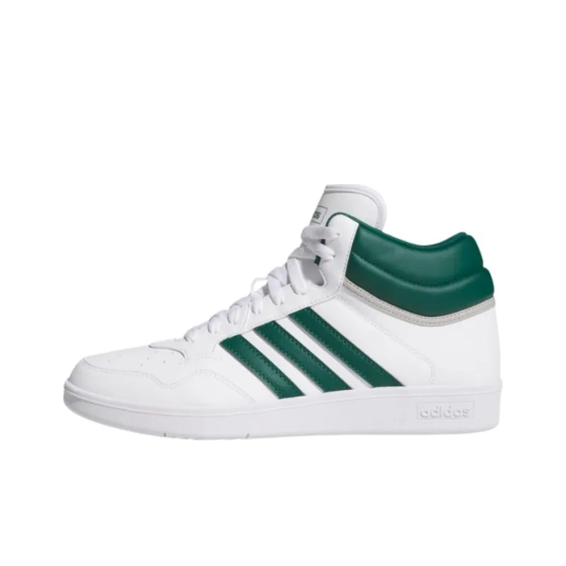 Adidas Hoops 4.0 Mid Cloud White Collegiate Green Grey Two-0