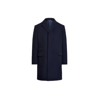 Ralph Lauren Purple Label Brushed Wool Coat