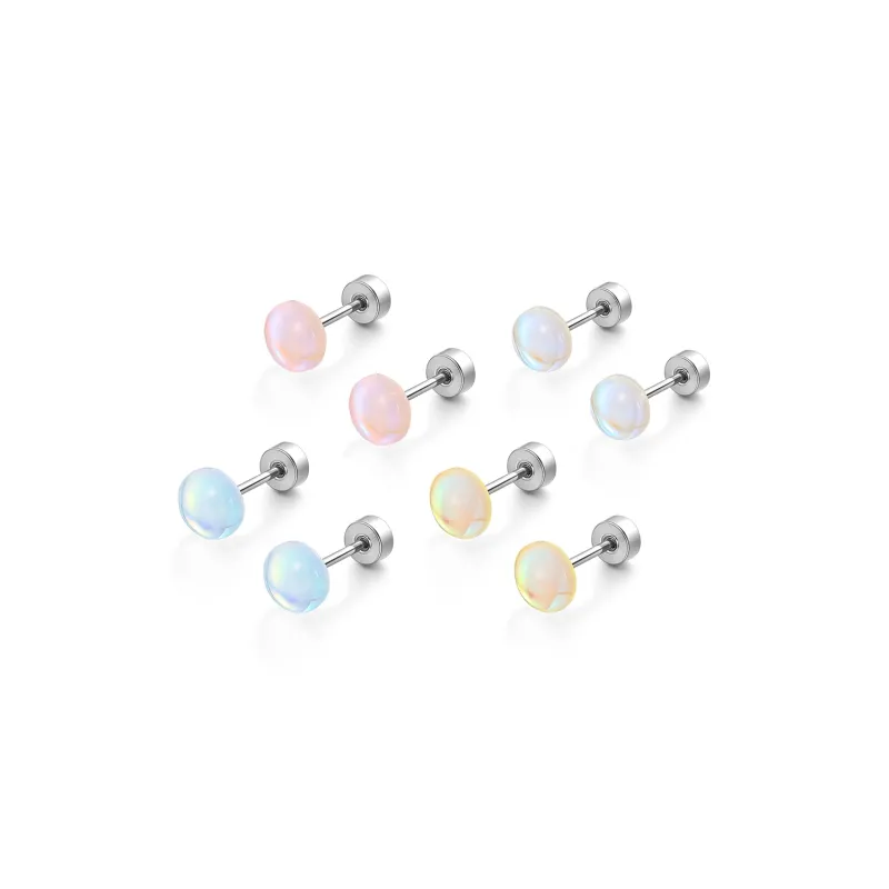 JAY Resin Stud Earrings Women's-152