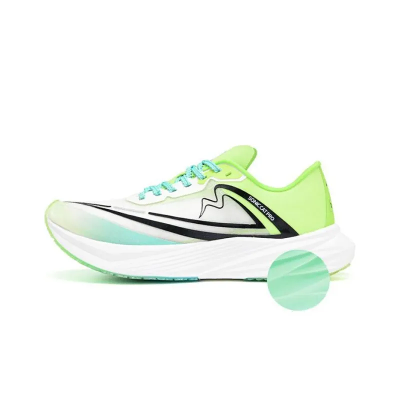 Sonic cat Running Shoes Unisex Low Top Green-5