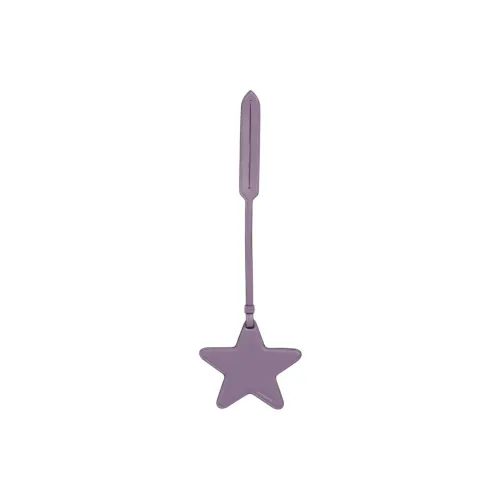 COACH Leather Pendants Unisex Purple