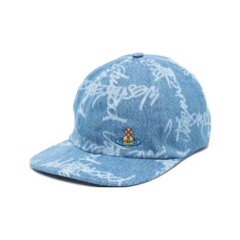 Vivienne Westwood Vw Grid Logo Embroidered Baseball Cap