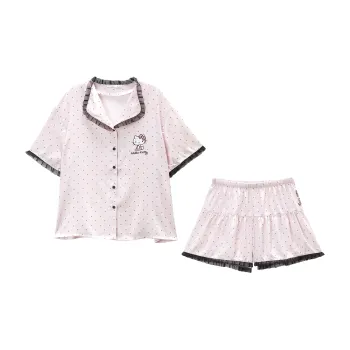 GUKOO x Hello Kitty Sanrio Series Pajama Set Women's Peach Pink