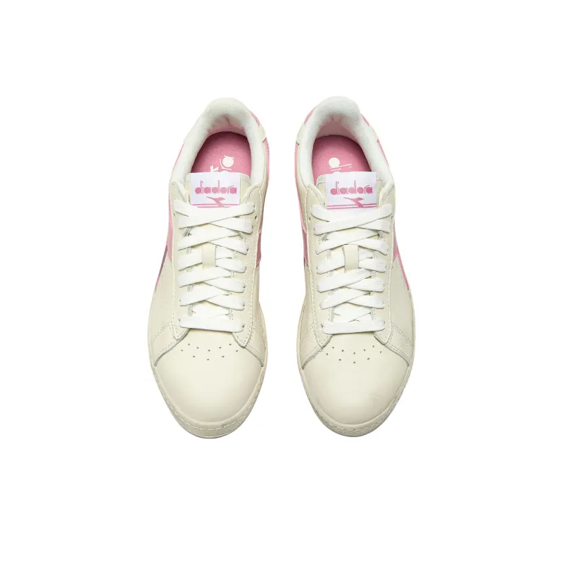 Diadora Anti-Slip Wear-Resistant Low-Top Skateboard Shoes Unisex Beige Pink-2