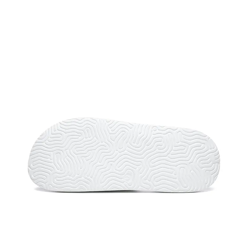 PEAK Extreme National Creativity Slip-Resistant Abrasion-Resistant Cushioning Slide Slippers Men's White Gray-6