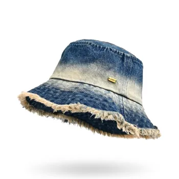 Mulinsen Denim Cotton Bucket Hats Unisex