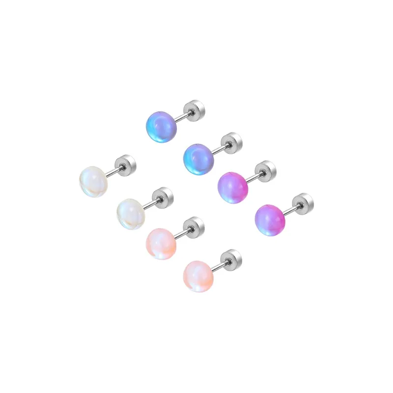 JAY Resin Stud Earrings Women's-163