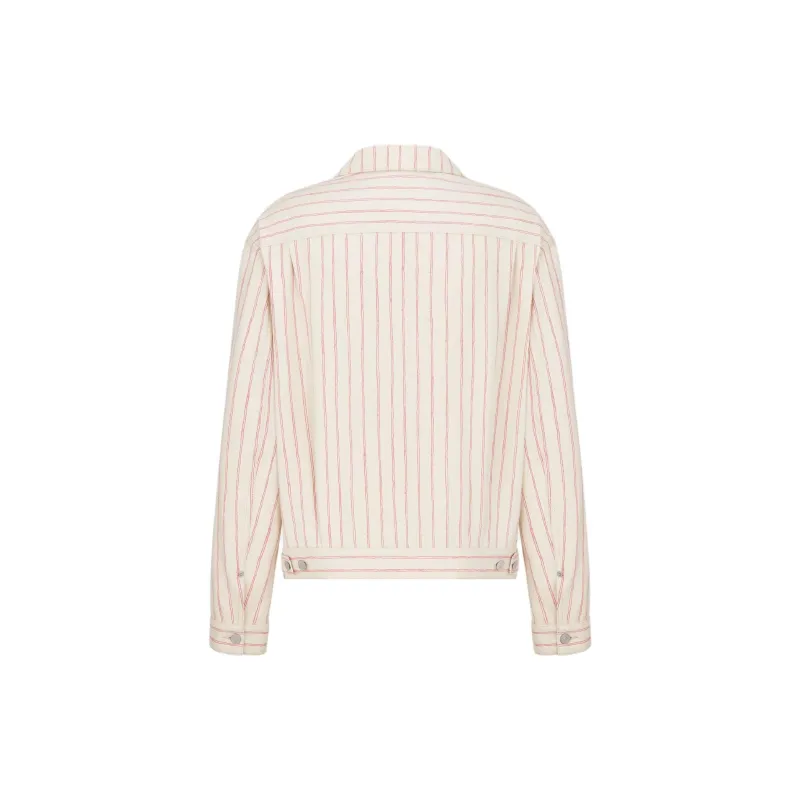 DIOR SS25 Denim Jacket Men's White-1
