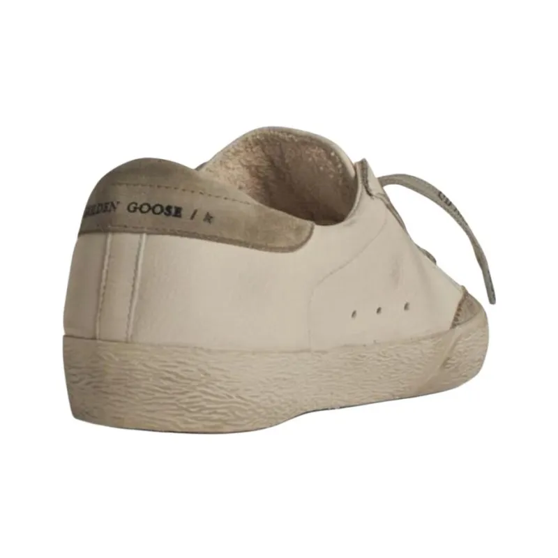 Golden Goose Low-Top Skateboard Shoes Men's Beige-3