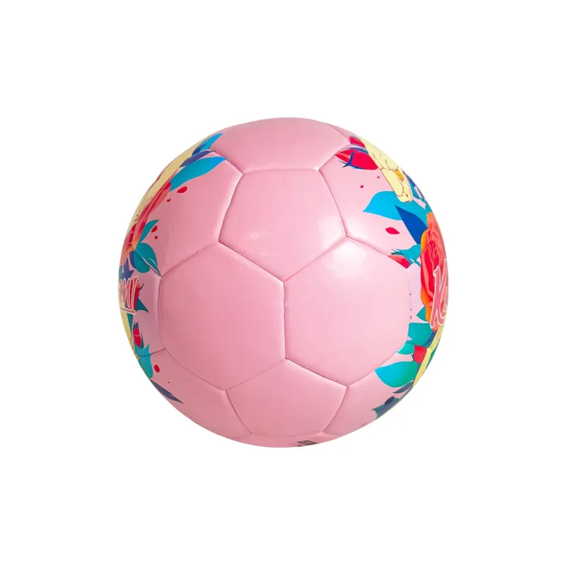 Kuangmi Size 5 Soccer PU Seamless Thermal bonding Unisex Pink-5