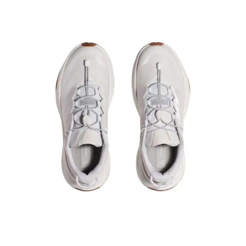 HOKA ONE ONE Transport Slip Resistant Low Top Trekking Shoes Men's White-3