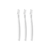 Cropped Eyebrow Razor 3-Piece Set: Transparent