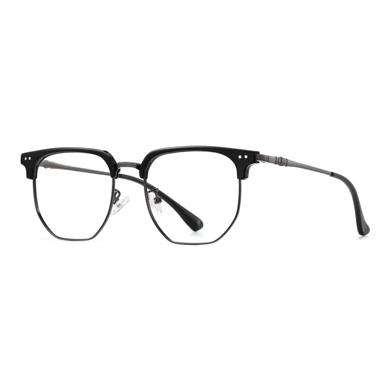 LASHION Alloy TR/Memory Plastic Square Sunglasses Men's-0