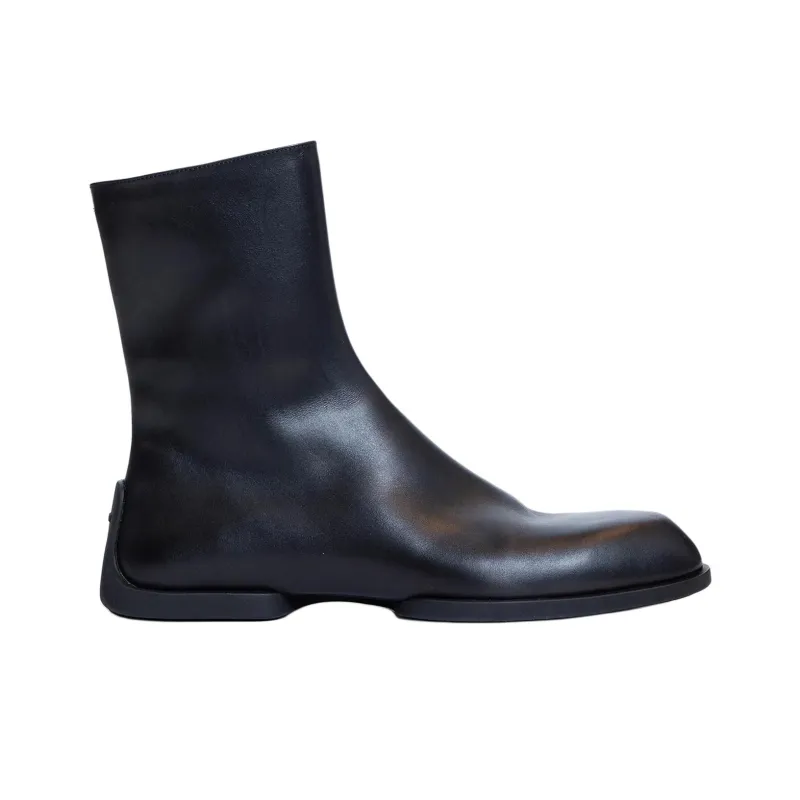 JIL SANDER Ankle Boots Men's Black-1