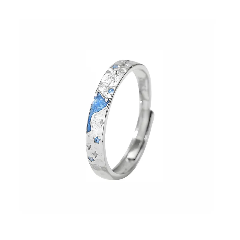 MAGICPOLE 925 Sterling Silver Rings Unisex Silver-1