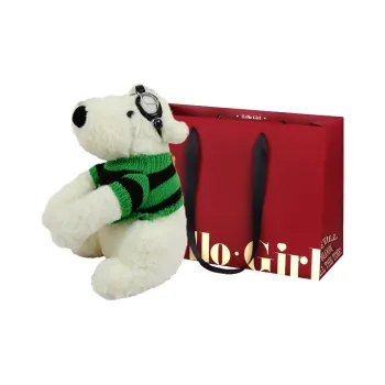 GOX Plush Crossbody Bag Regular Women's Orange Red/Green