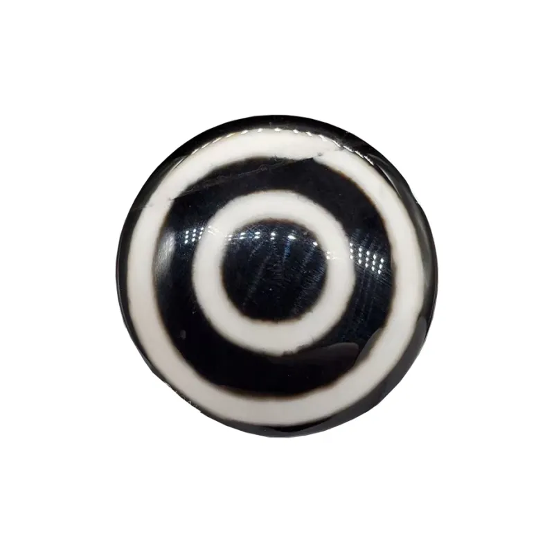 Xiao Tian Agate Boss Bead Pendant Unisex-0