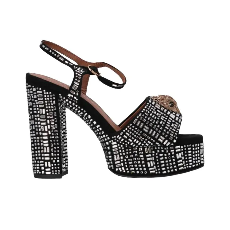 Kurt Geiger London Kensington Strap Sandals 12.5cm Women's Black-1