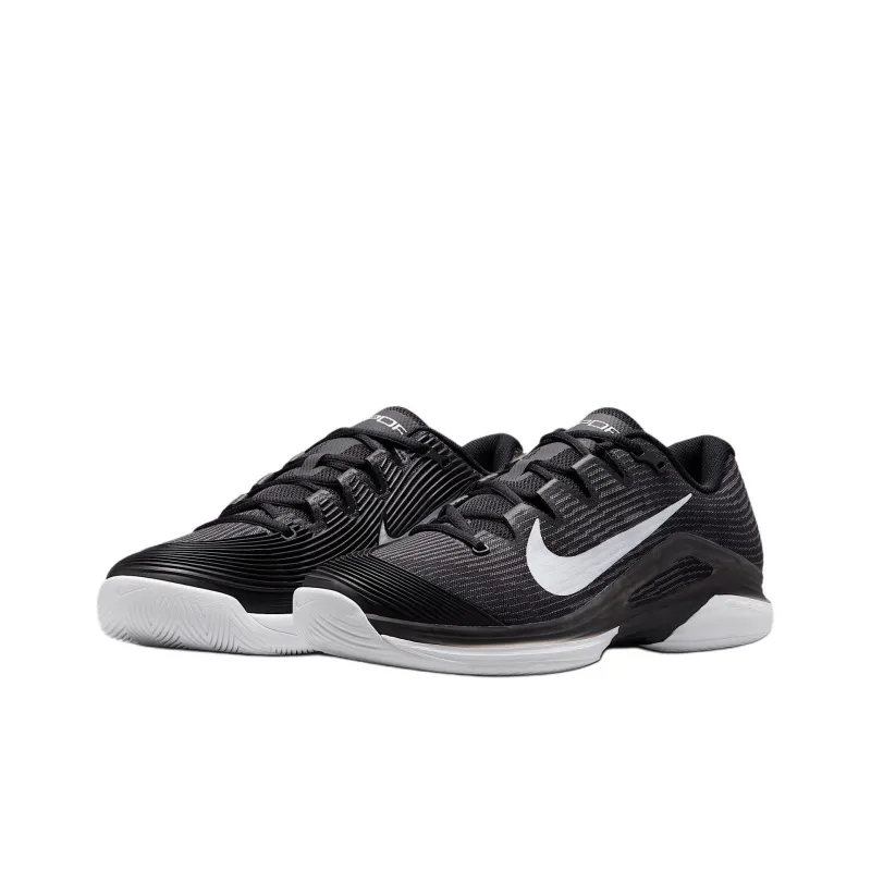 Nike Court Air Zoom Vapor 12 Hc Black Dark Smoke Grey White-2