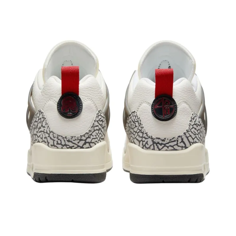 JORDAN Spizike Low Sail Anthracite Coconut Milk Varsity Red-4