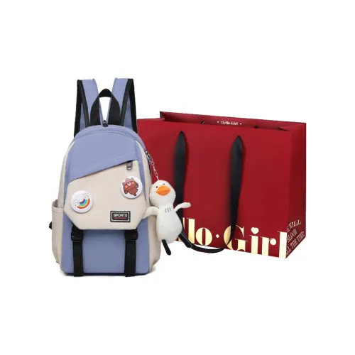 GOX Canvas Backpack Regular Unisex Black/Yellow/Blue/Burgundy