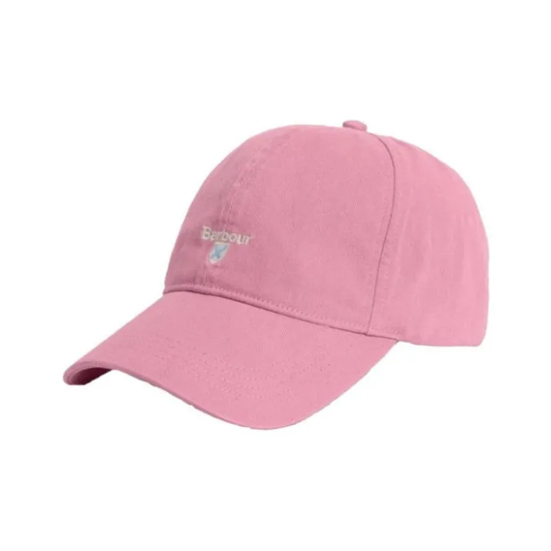 BARBOUR Cotton Baseball Caps Unisex Pink-0