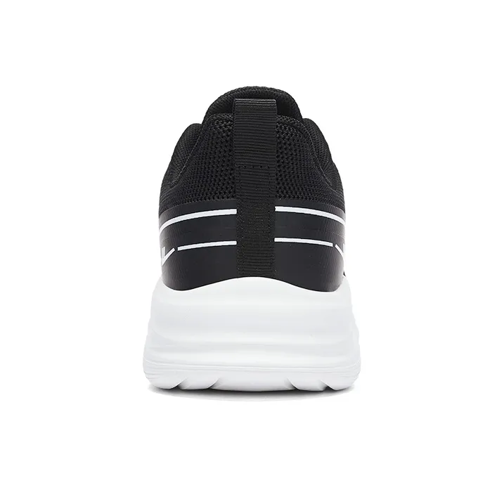 Warrior Cushioning Lightweight Breathable Quick Dry Low-Top Running Shoes Men's Black-3