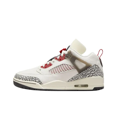 JORDAN Spizike Low Sail Anthracite Coconut Milk Varsity Red