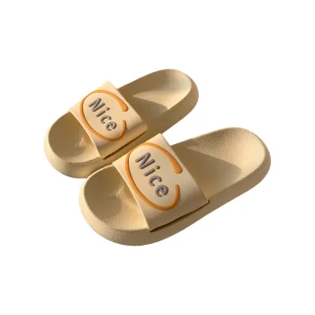 Thin Strips Slippers Unisex, Ecru