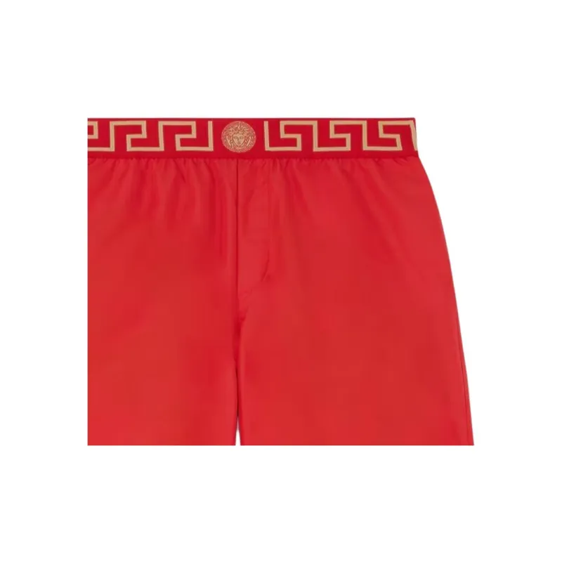 FANSIZHE Swimming Shorts Men's Red-3
