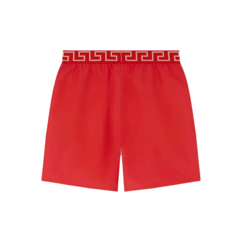 FANSIZHE Swimming Shorts Men's Red-1