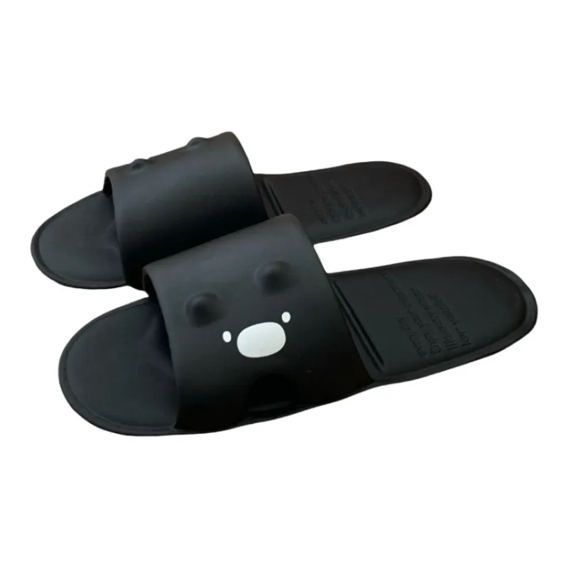 SHIGUDE Home Slippers Unisex, Black-11