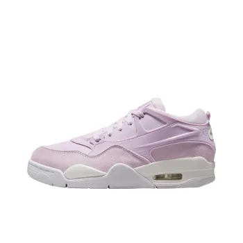 Jordan Air Jordan 4 Anti Slip Wear Resistant Low Top Vintage Basketball Shoes Women's Pink