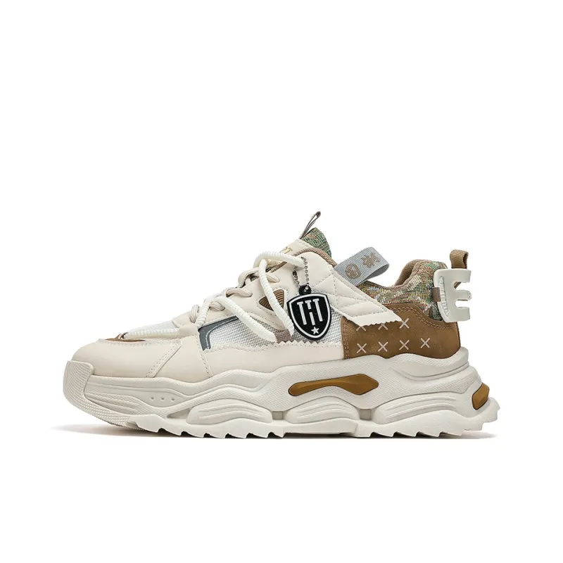 HACKBUTEER Low-Top Chunky Sneakers Men's-5