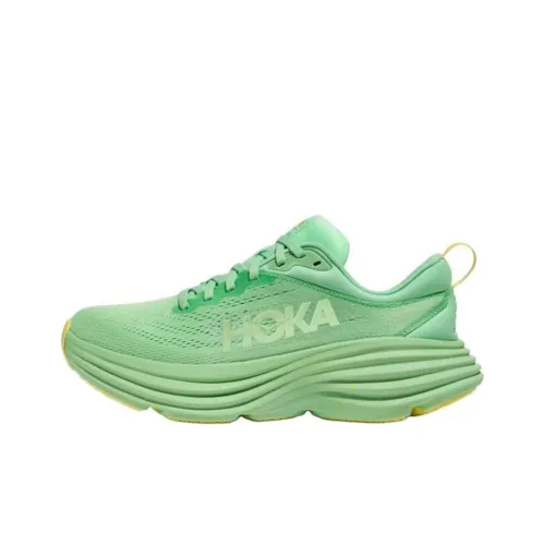 HOKA ONE ONE Bondi 8 Lime Glow Lemonade Women's