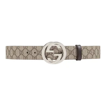 GUCCI Gg Supreme Buckle Belt