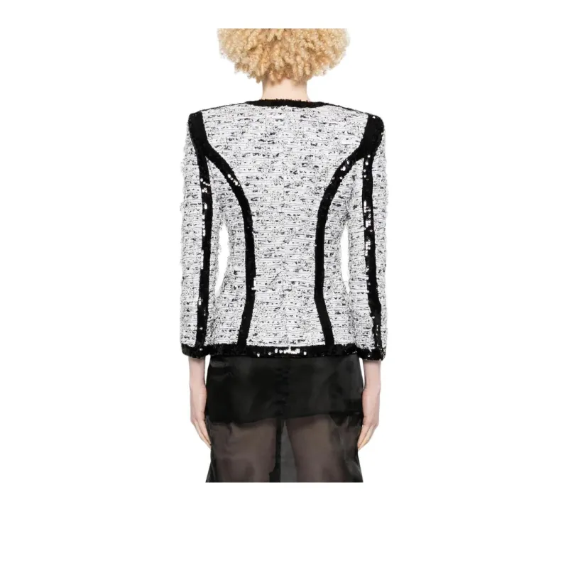 BALMAIN Glitter detail Jacket-2