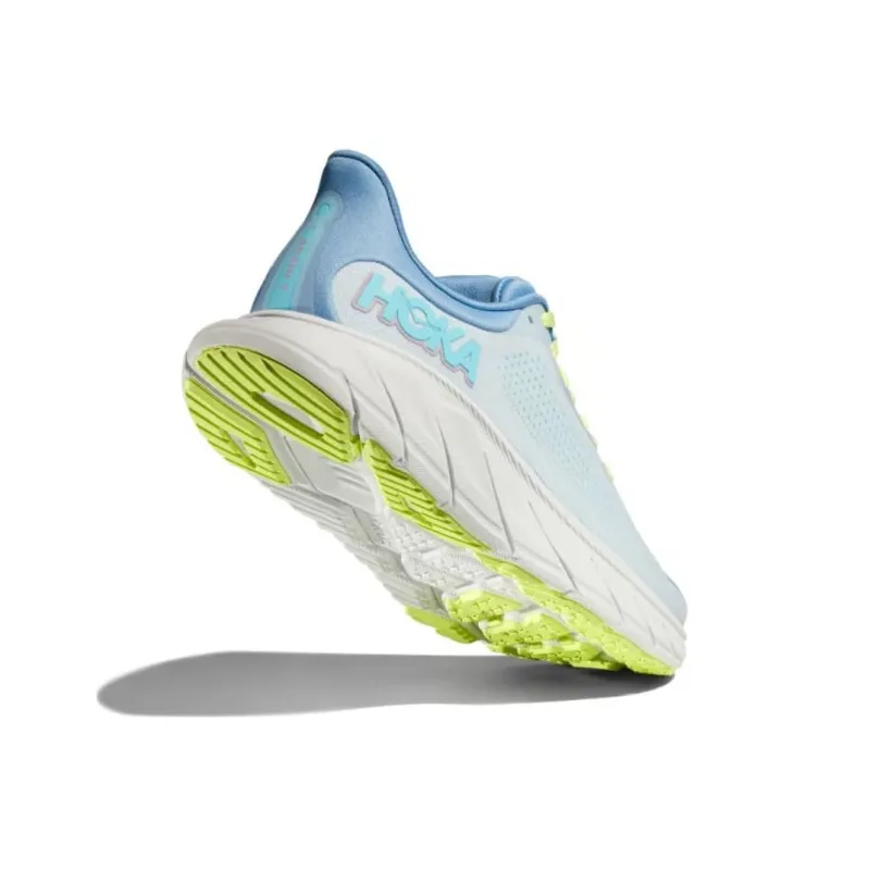 HOKA ONE ONE Arahi 7 Cushioning, Wear Resistant Low Top Running Shoes Women's White Blue-5