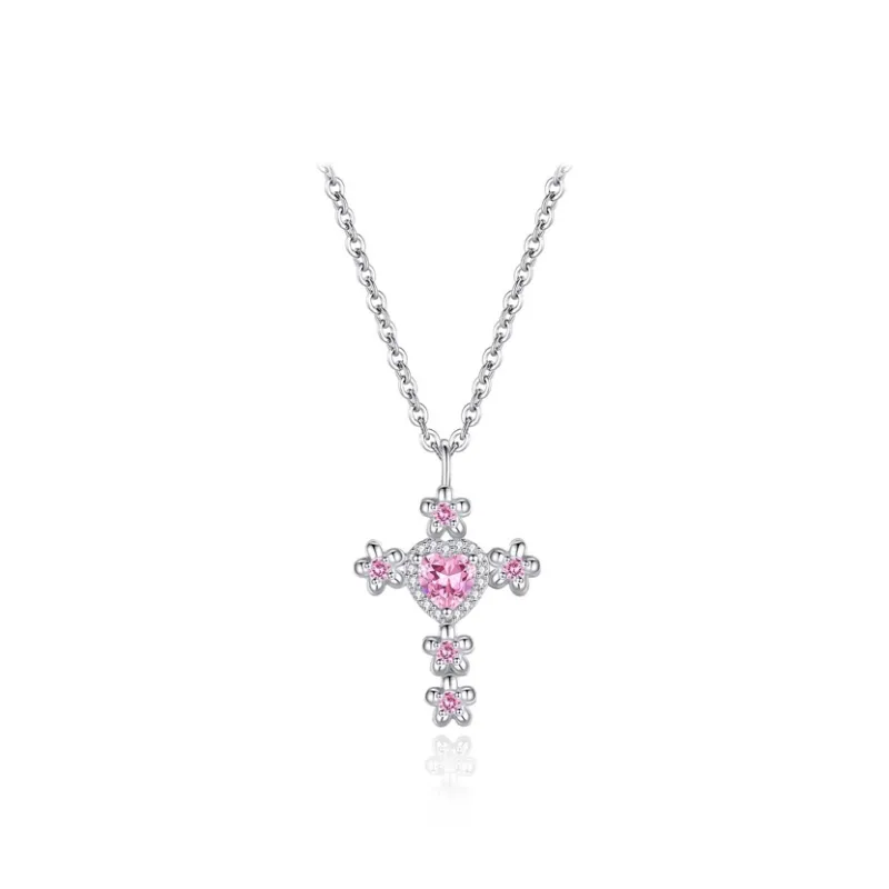 Brilliant Heart S925 Necklaces Women's-0