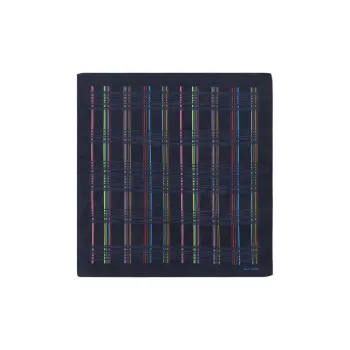 Paul Smith Silk Scarves Unisex Blue