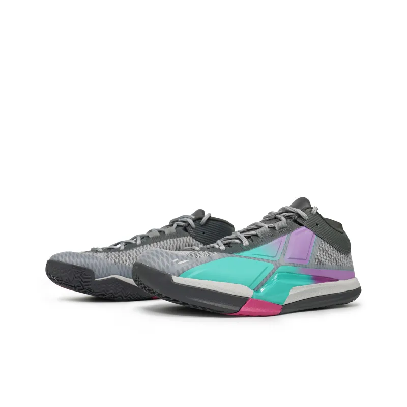 Serious Player Only Game1 MID Cushioned Slip-Resistant Abrasion-Resistant Low-Top Basketball Shoes Men's Wild Dove Gray-1
