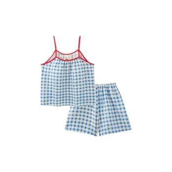 Sleeping Beauty Pajama Set Women's Sky Blue