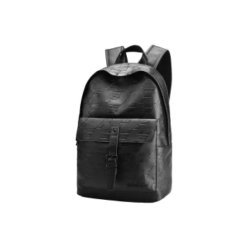 ONRF PVC Backpacks Laptop Bags Backpack Regular Unisex Black