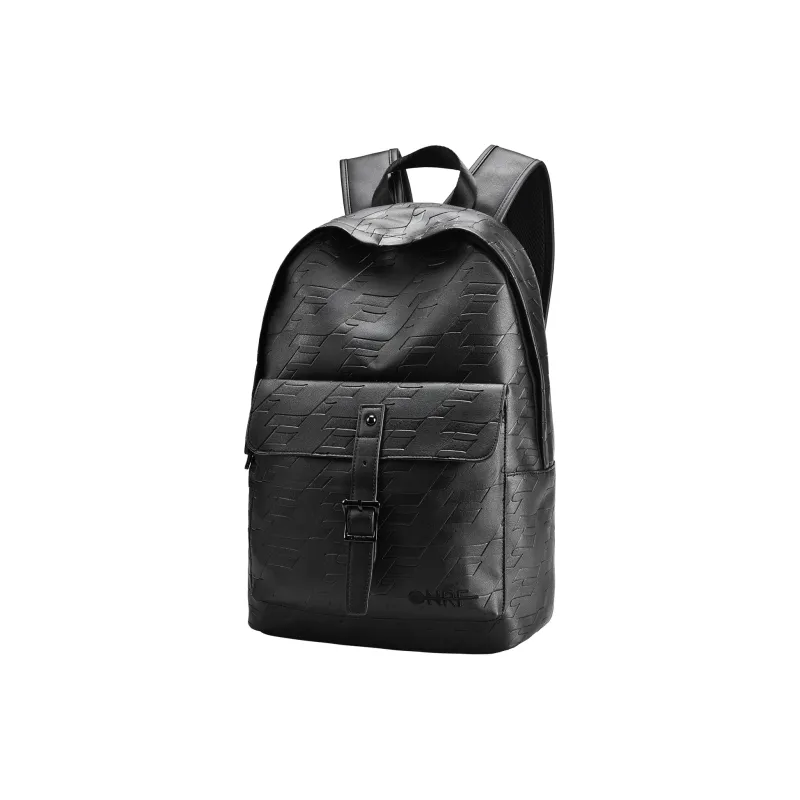 ONRF PVC Backpacks Laptop Bags Backpack Regular Unisex Black-0