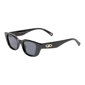 Le Specs Not Included BPA Plastic Material Cat Eye Sunglasses Women's Black