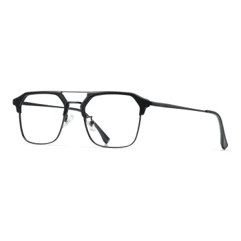 LASHION Alloy TR/Memory Plastic Square Sun Eyes Men's
