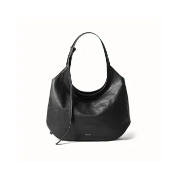 Omentar Cow Head Leather Shoulder Bag Regular Women's Black/Brown/Rubbed Brown