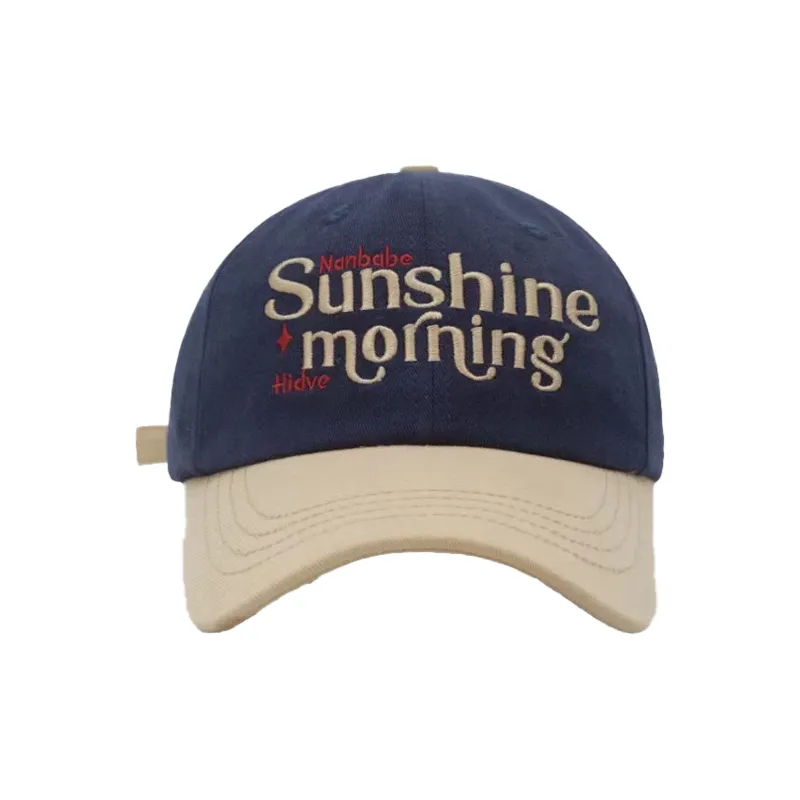 IOTS Korean Style American Vintage, Slimming Face, Niche, Polyester Baseball Caps Unisex-3